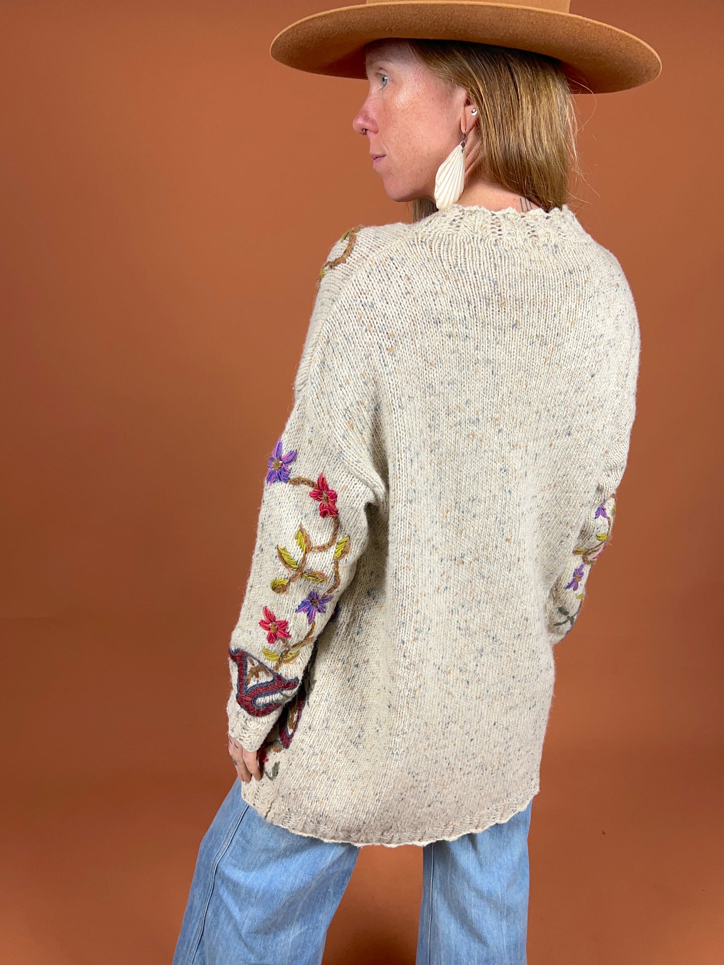 VINTAGE 90's Paisley Jumper 10-12