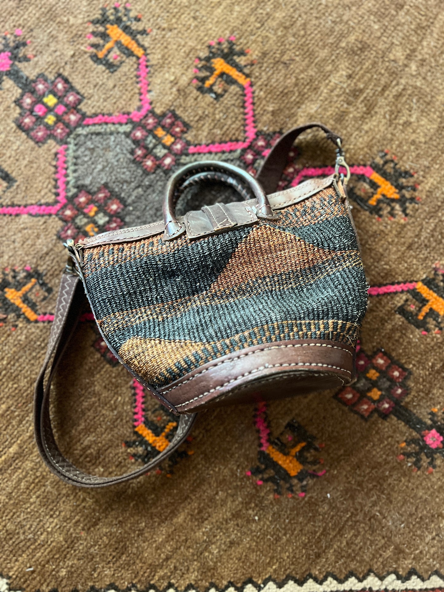 VINTAGE 80’s Sisal Bag