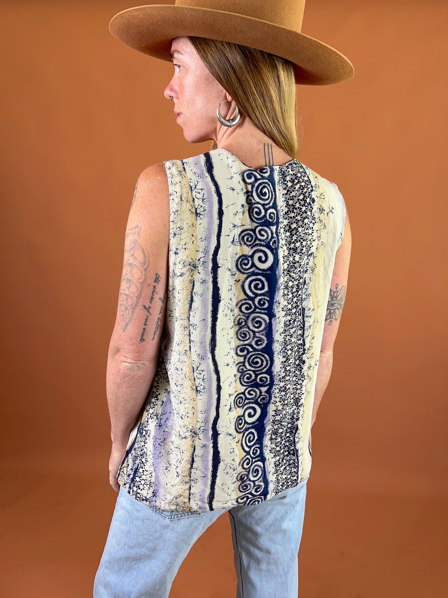 VINTAGE 70's Printed Vest 12