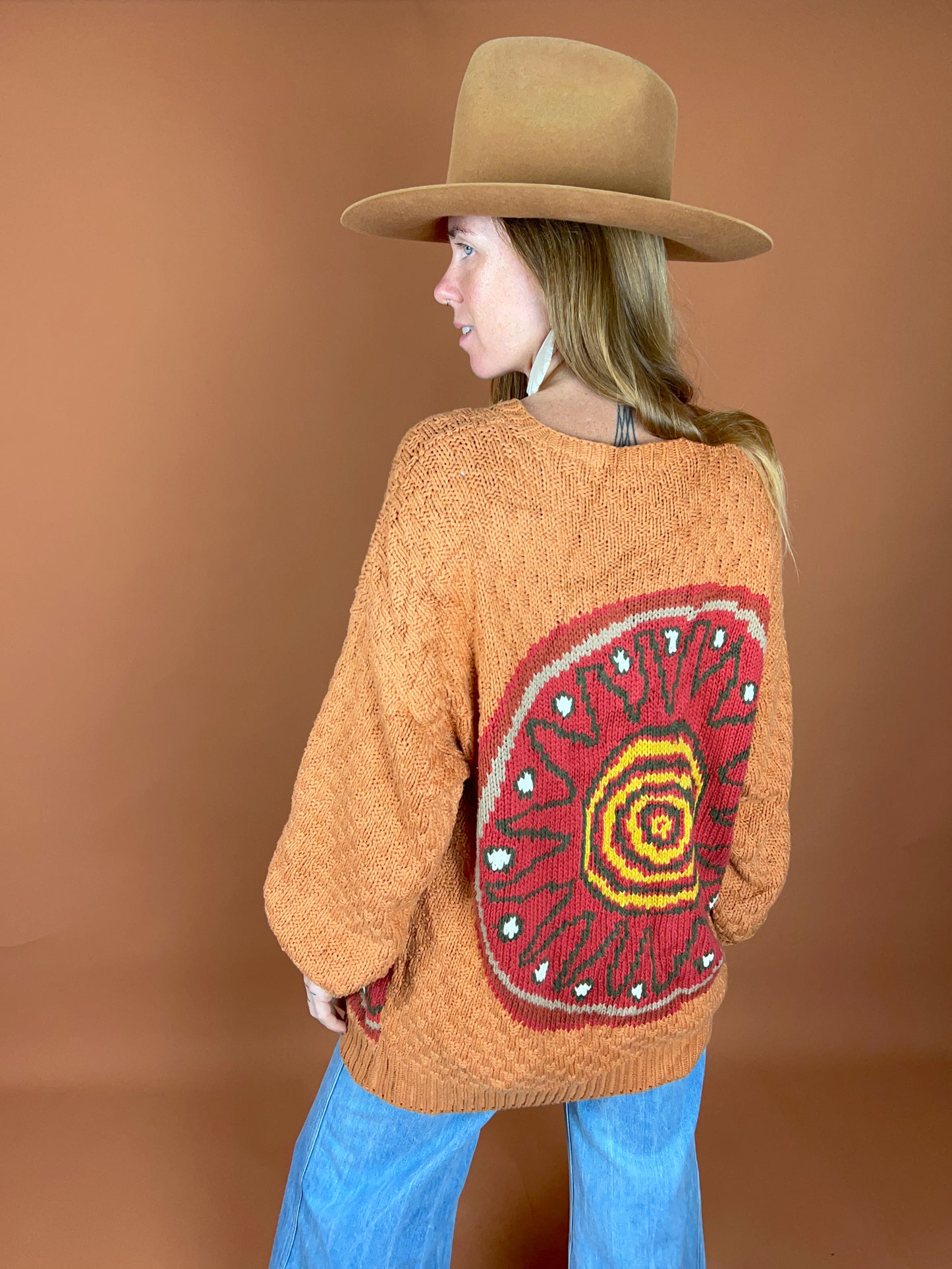 VINTAGE 80's Knit Jumper 14-16