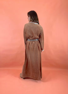 VTG 70's Velvet Maxi Dress 14-16
