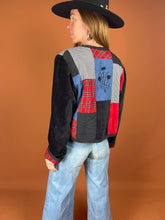Load image into Gallery viewer, VTG 70&#39;s Patchwork Tartan Jacket 12