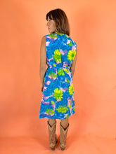 Load image into Gallery viewer, VTG 70&#39;s Floral Midi Dress 10-12