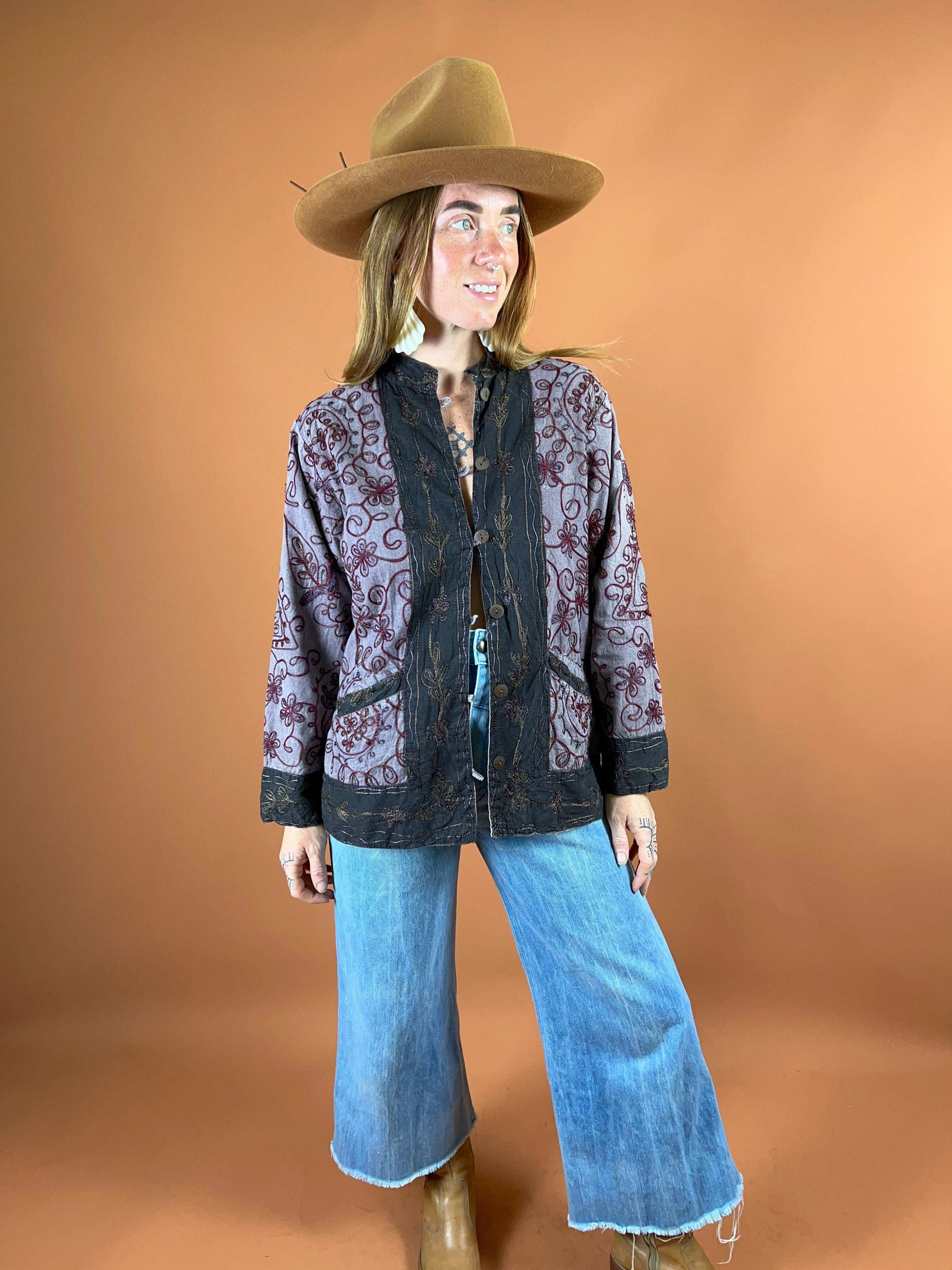 VTG 80's/90's Embroidered Cotton Jacket 12