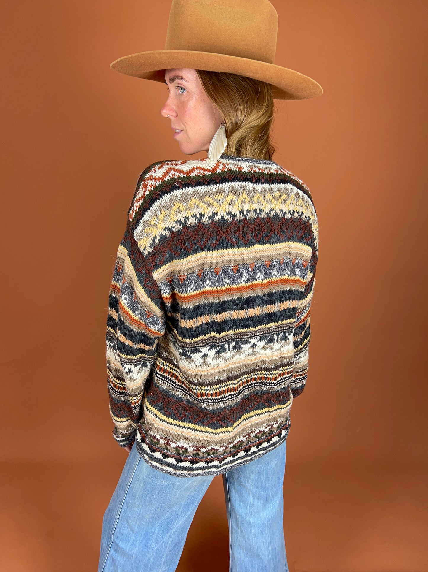 VINTAGE 80's Knit Cardigan 12