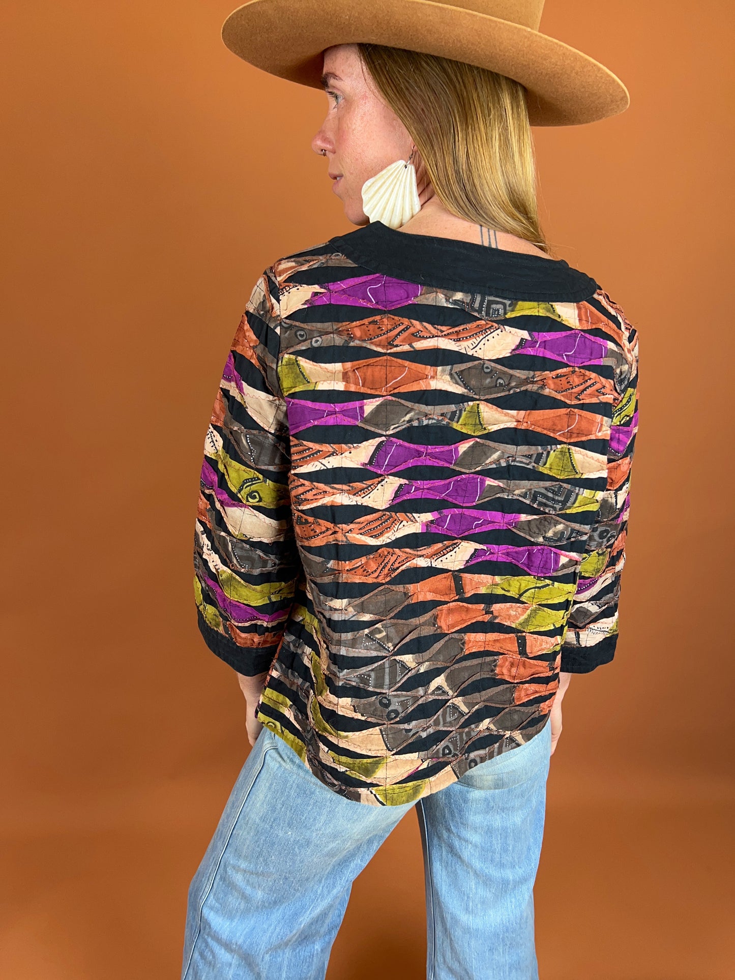 VINTAGE 70's/80's Quilted Jacket 10-12