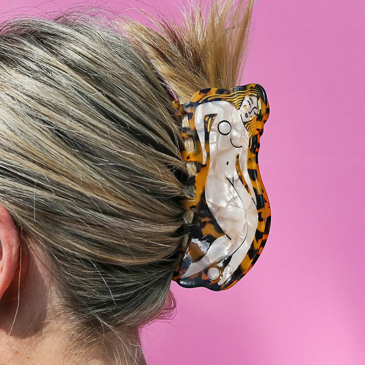 KINGSTON JEWELLERY Figure Hair Claw Tortoise