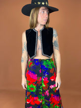 Load image into Gallery viewer, VTG 60&#39;s Floral Handmade Maxi Skirt 14