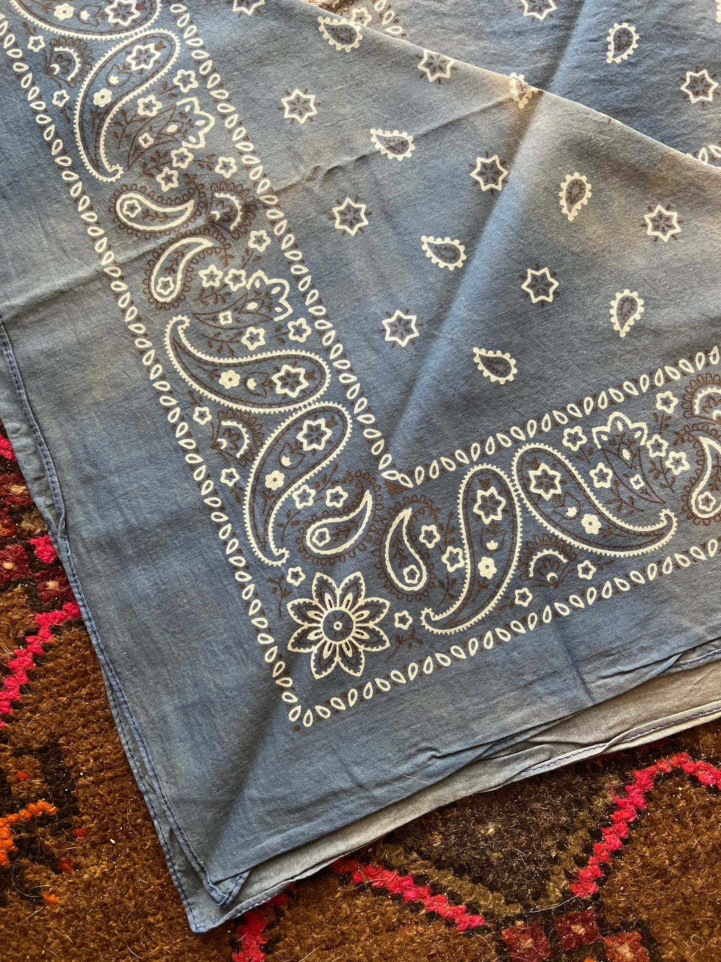 BOOTS ARE MY ROOTS Denim Hues Hand Dyed Bandanas 