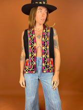 Load image into Gallery viewer, VTG 70&#39;s/80&#39;s Embroidered &amp; Button Vest 10-12