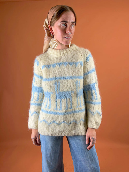 VTG 70's Alpaca Wool Jumper 10