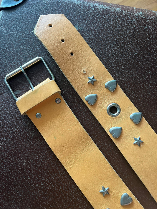 VTG 70's Spanish Leather Belt 8