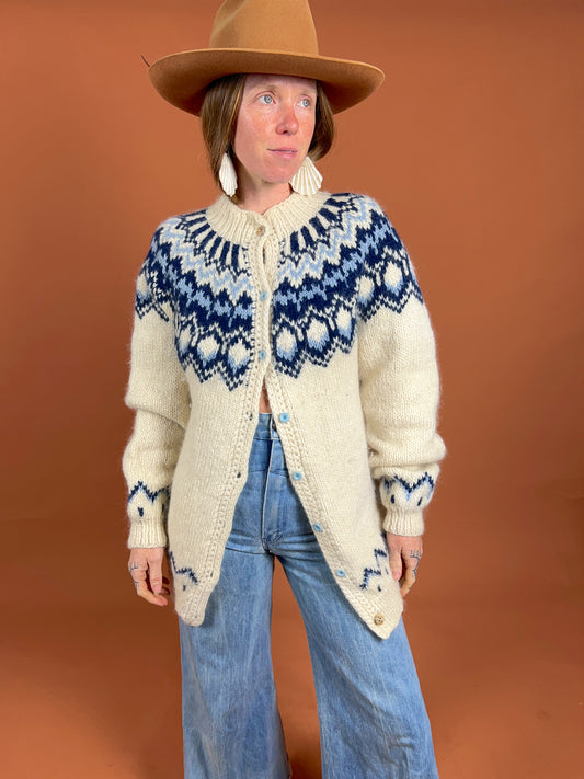 VINTAGE 60's Scandinavian Cardigan 16