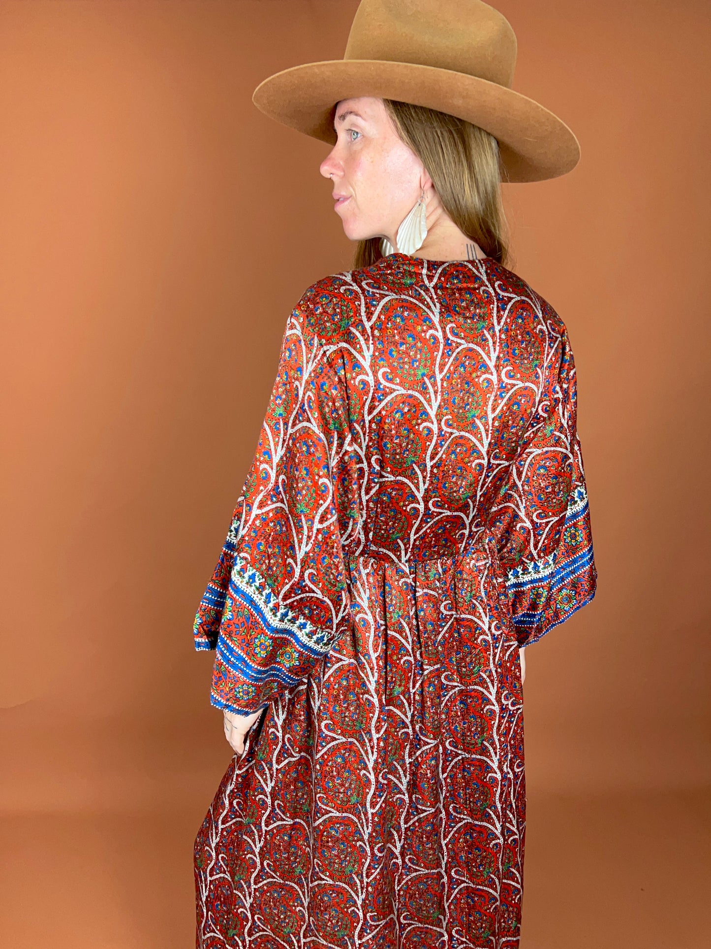 VINTAGE 60's Sanger Harris Maxi Dress 12