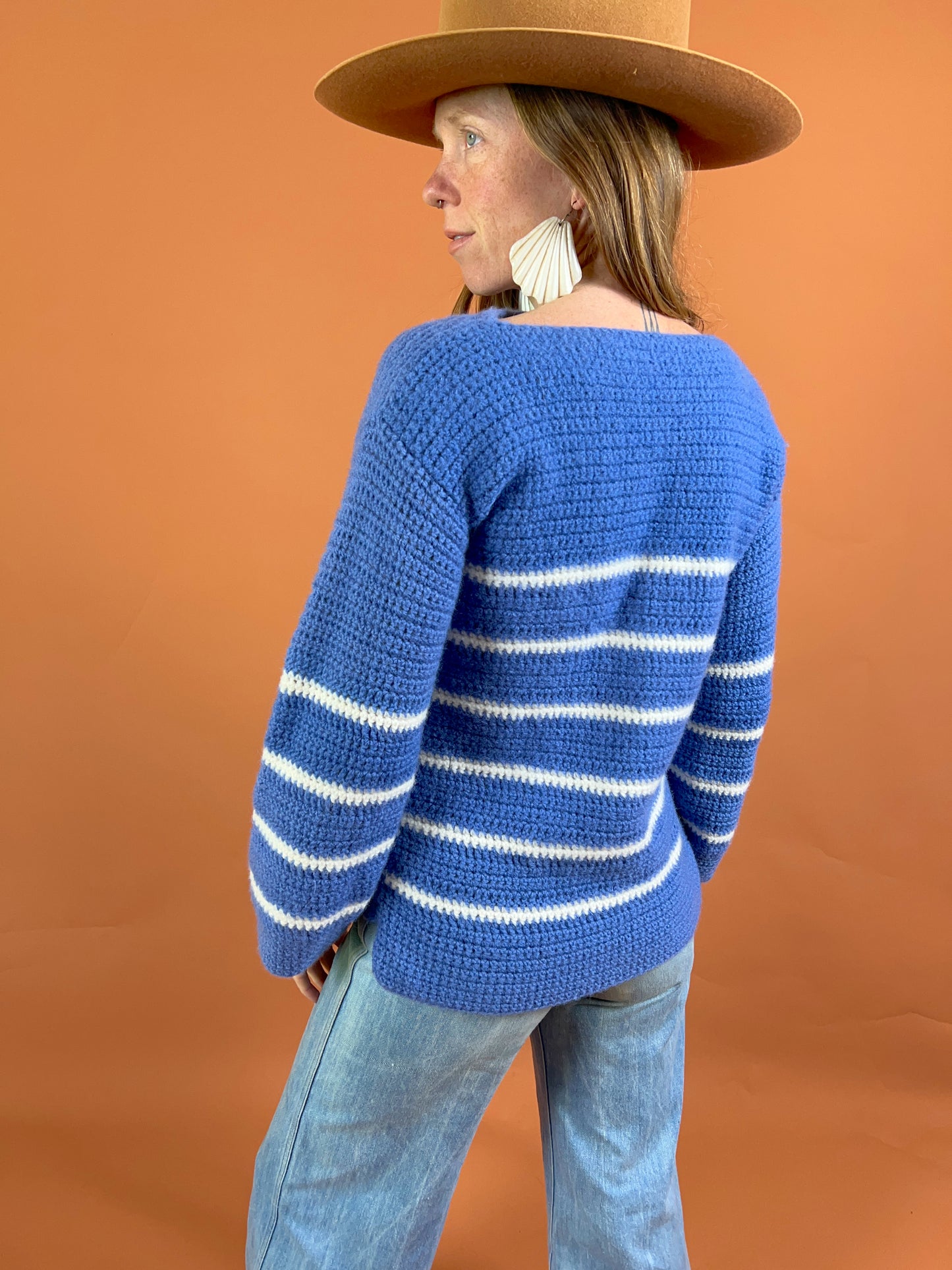 VINTAGE Handmade Knit Jumper 6-8