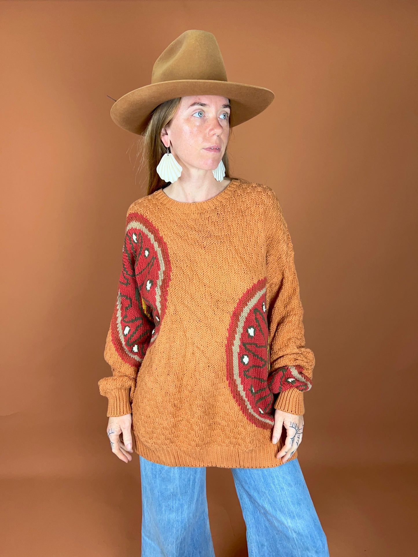 VINTAGE 80's Knit Jumper 14-16