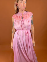 Load image into Gallery viewer, VTG 40&#39;s/50&#39;s Hand Made Night Dress 12-14
