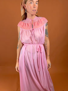 VTG 40's/50's Hand Made Night Dress 12-14
