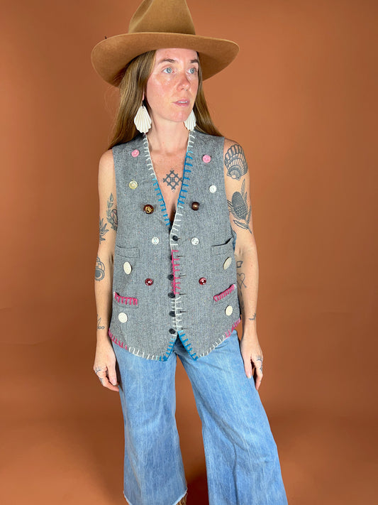 Vintage 70's Vest 12-14