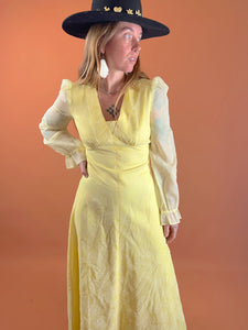 VTG 60’s Maxi Dress 8