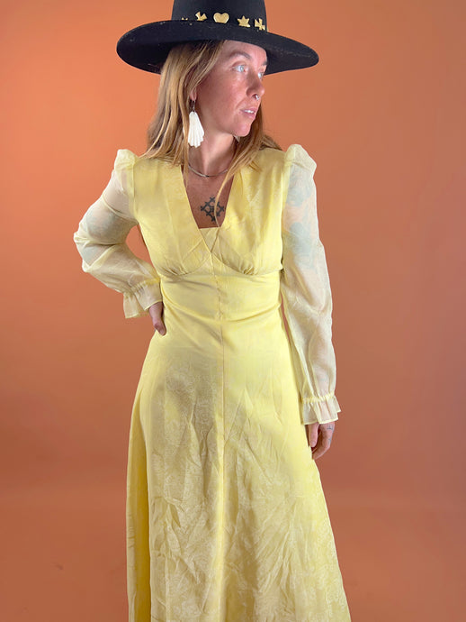 VTG 60’s Maxi Dress 8