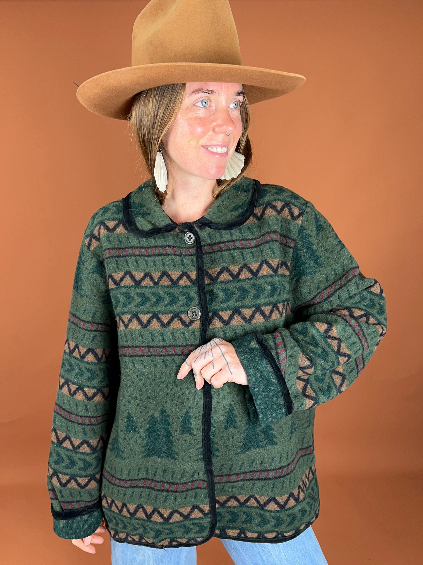 VINTAGE 70's Wool Jacket 16