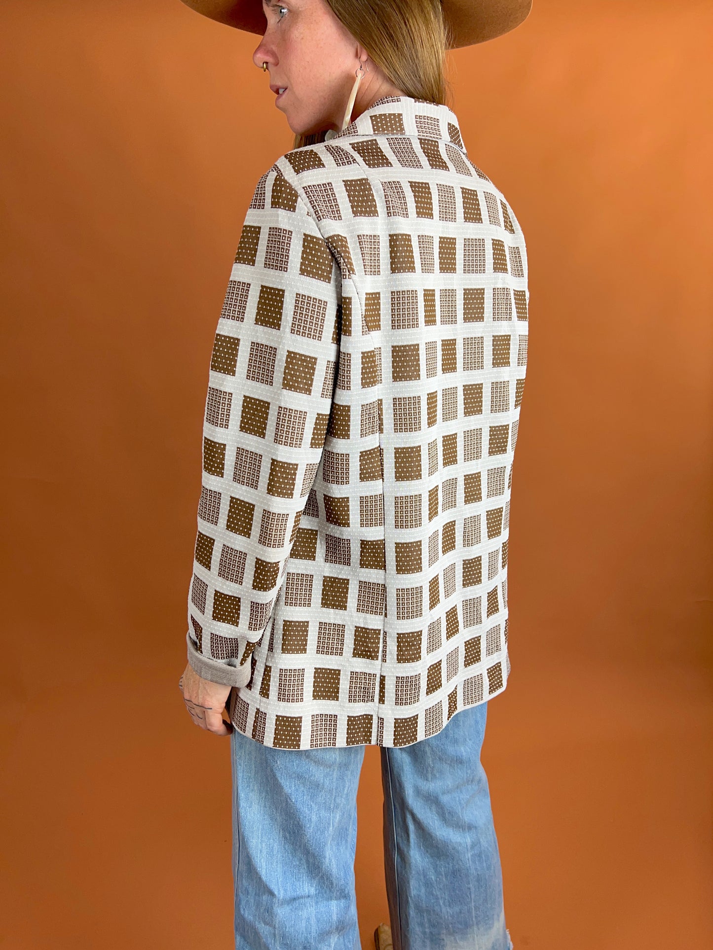 VINTAGE 60's Big Collared Shirt 14-16