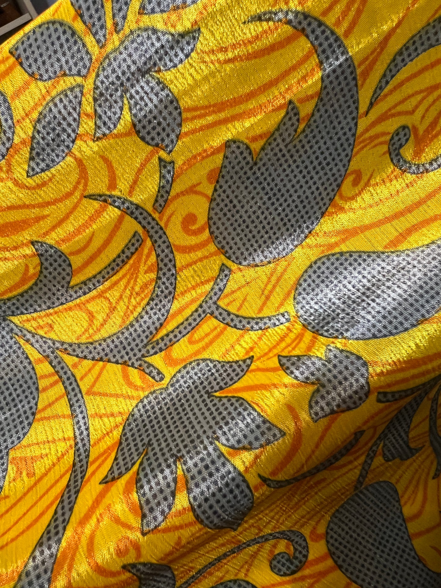 UPCYCLED Indian Silk Robe OS