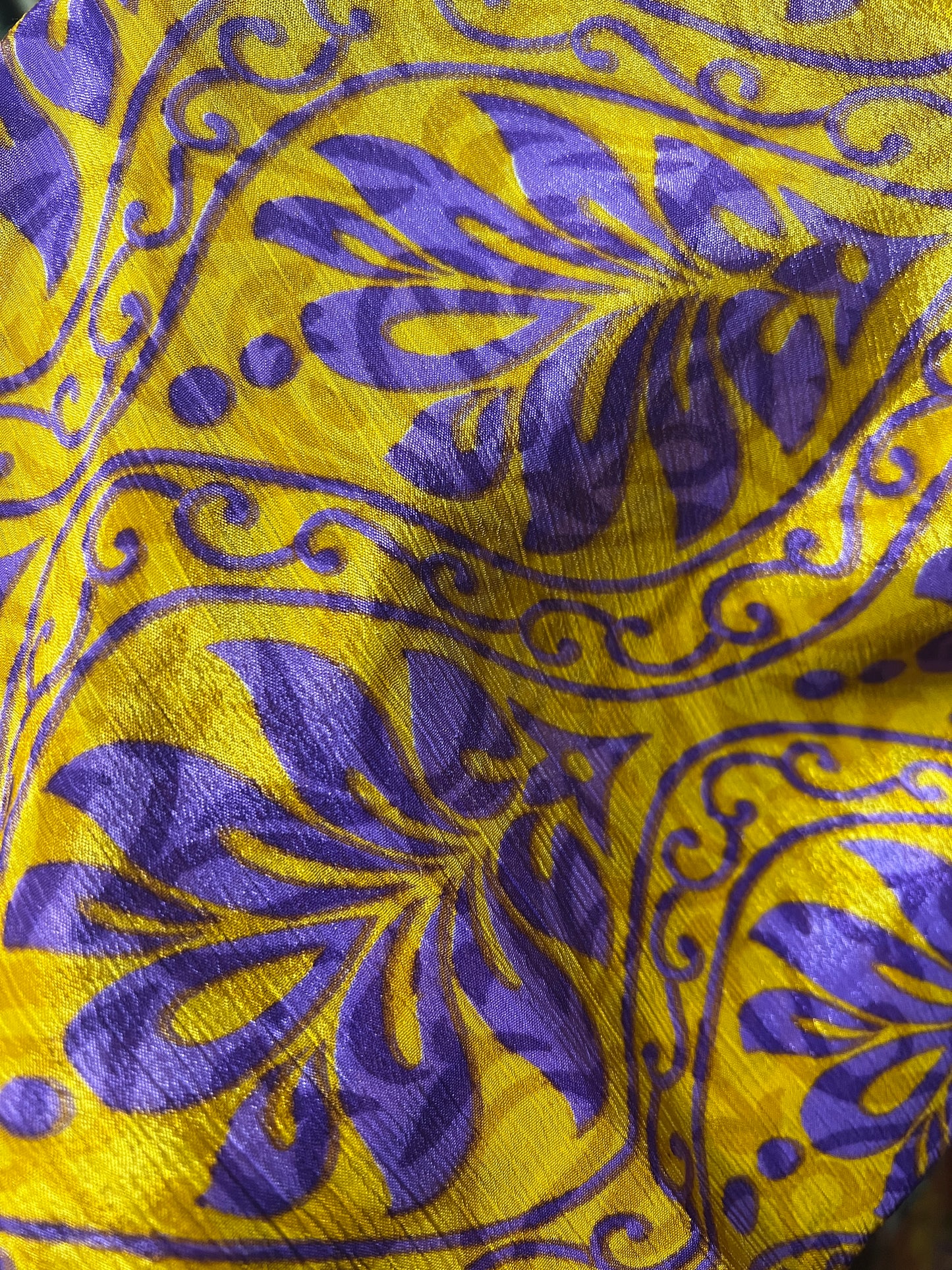UPCYCLED Indian Silk Robe OS