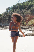Load image into Gallery viewer, WHISKEY REBELLION Supermoon Running Short Navy Velvet