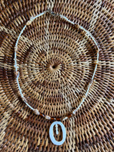 Load image into Gallery viewer, BEADED SUNRAYS Shell, Amber, Freshwater Pearl Necklace