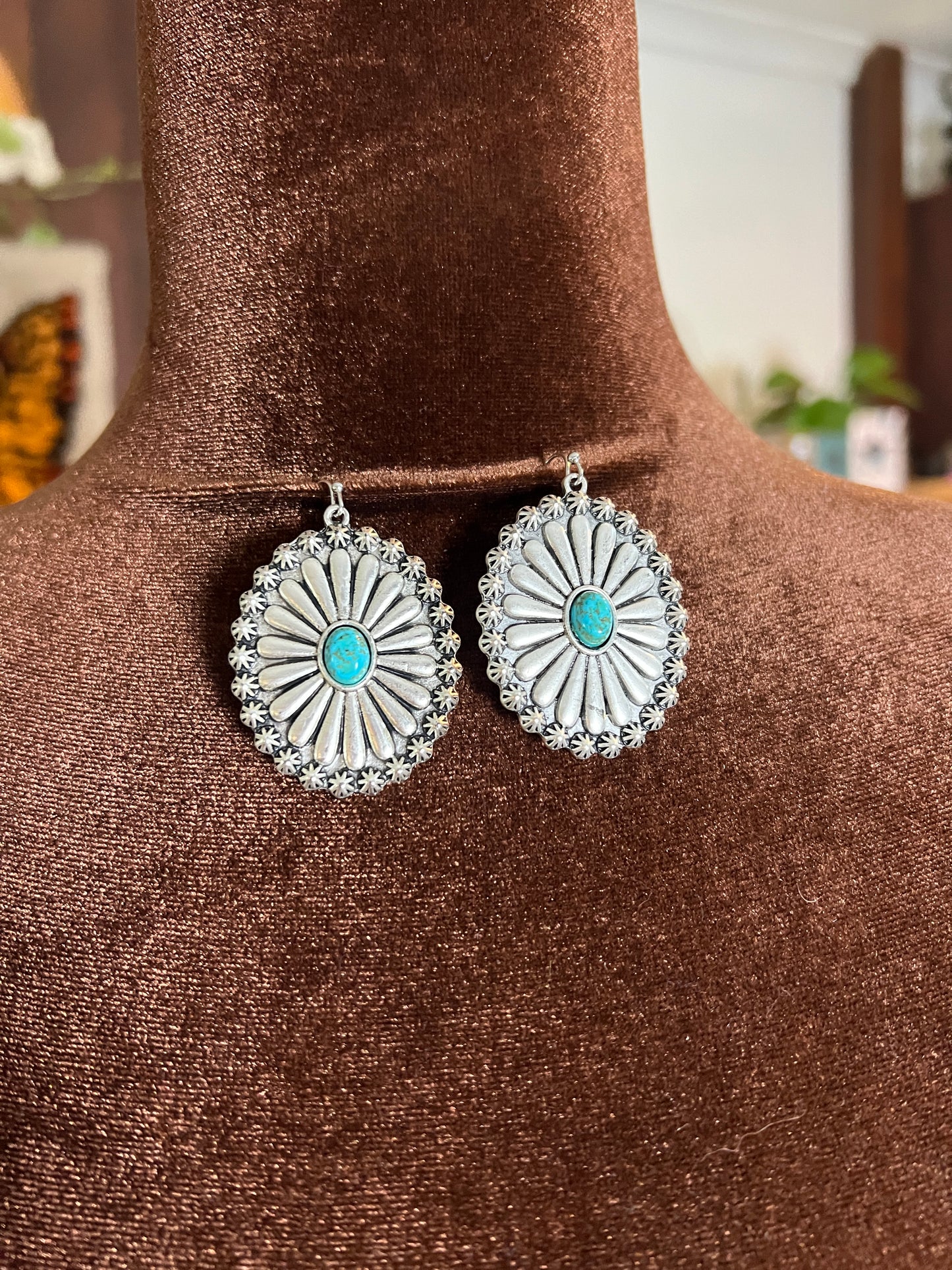 ISAC Bohemian Concho Earrings