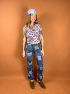 VTG 80's/90’s Flare Low Rise Denim Pant 6-8