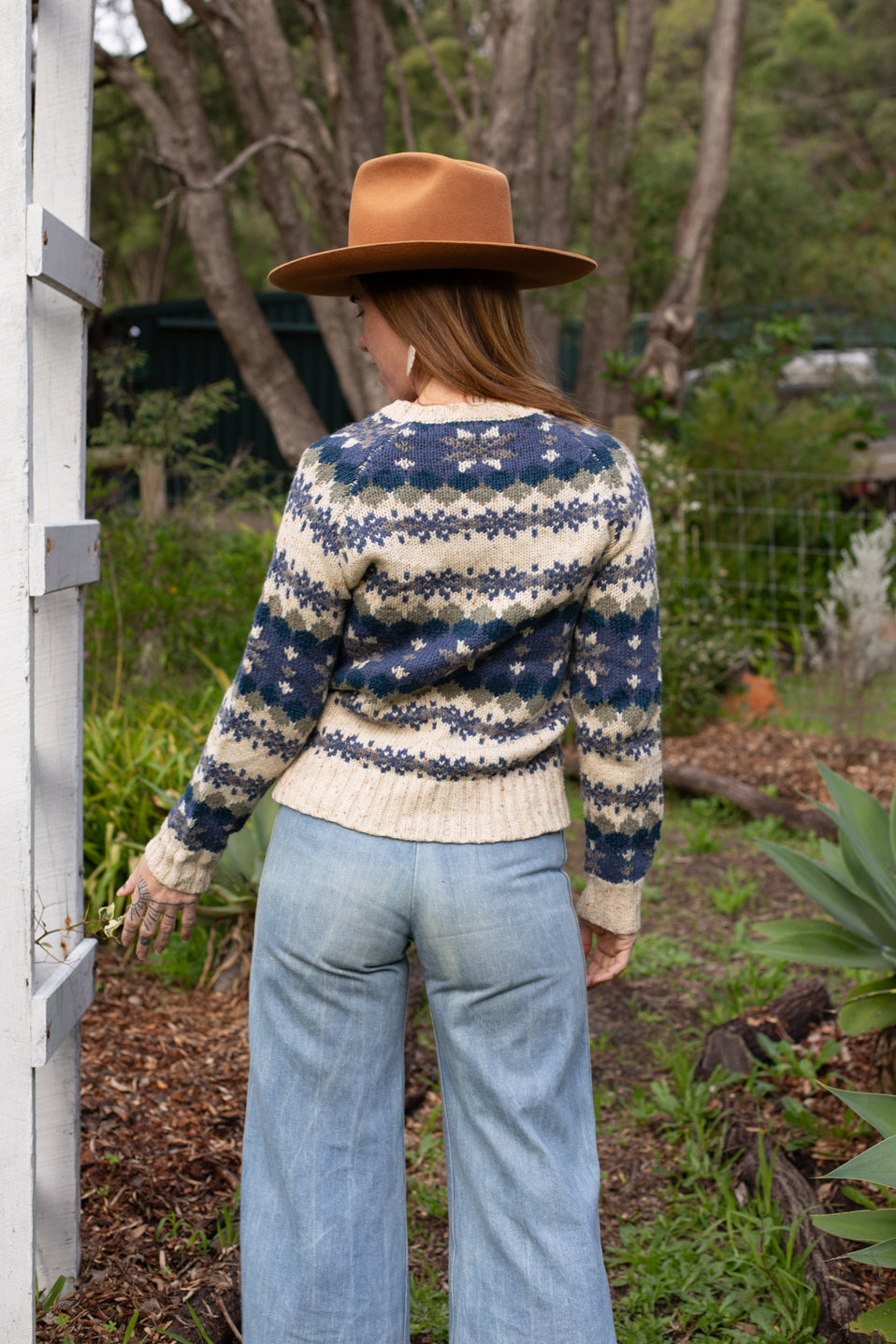 VTG 80’s Cotton Knit Jumper 8-10