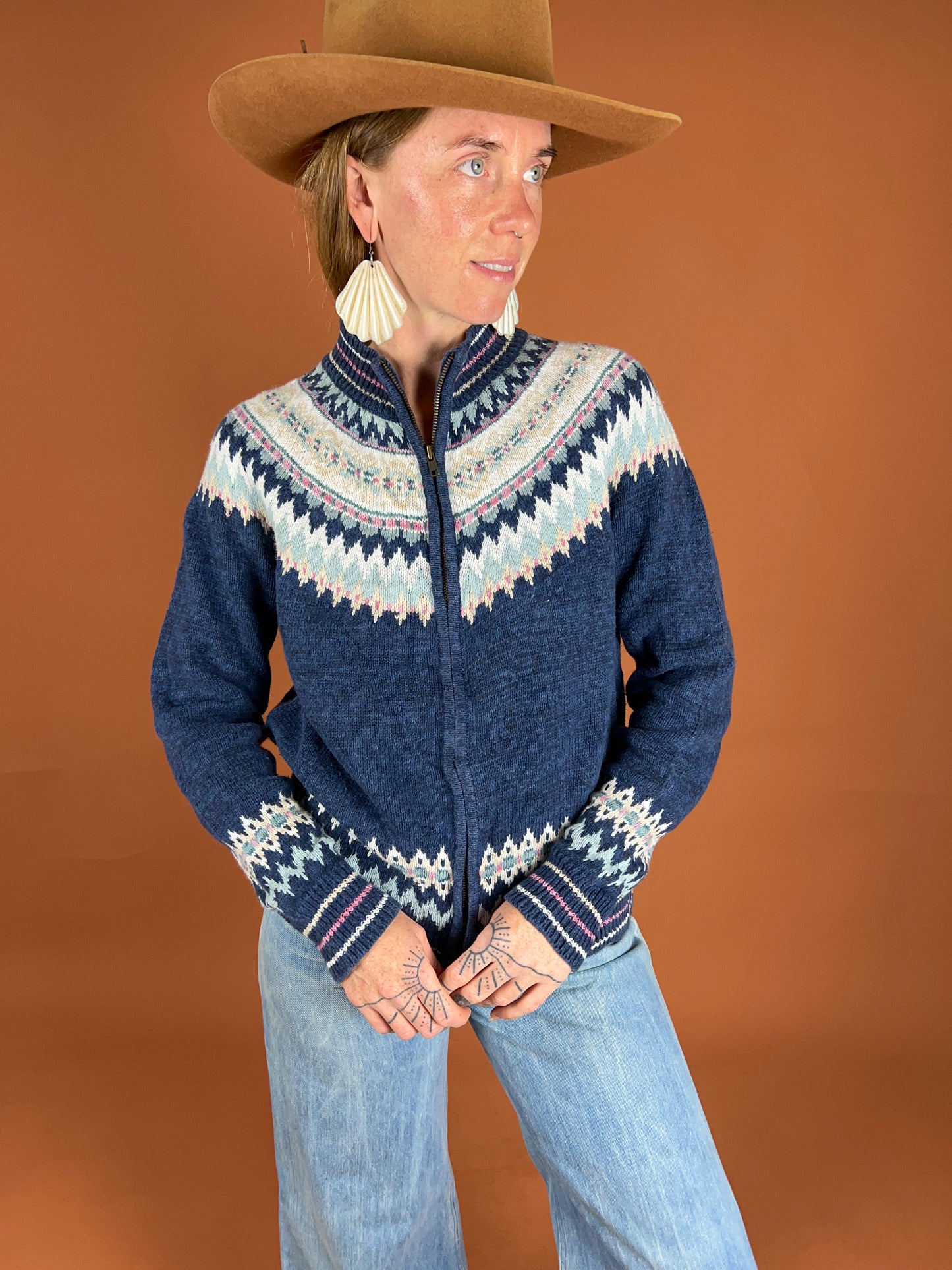 Vintage 80's Knit Cardigan 10