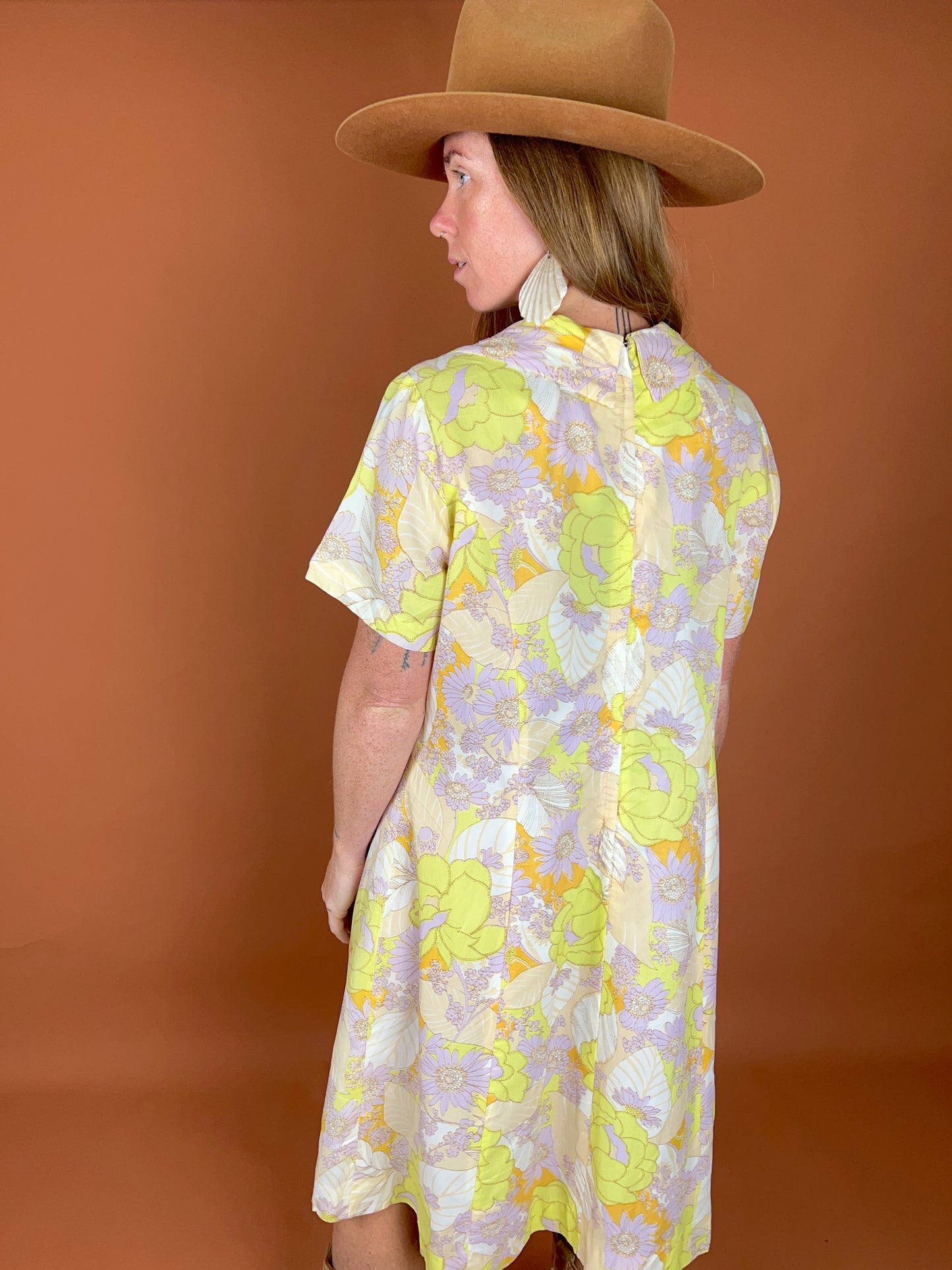 VINTAGE 60's Midi Dress 12-14