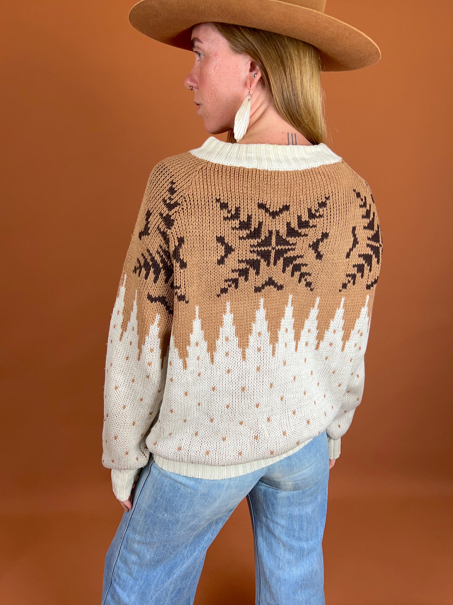VINTAGE 70's Knit Jumper 10-12