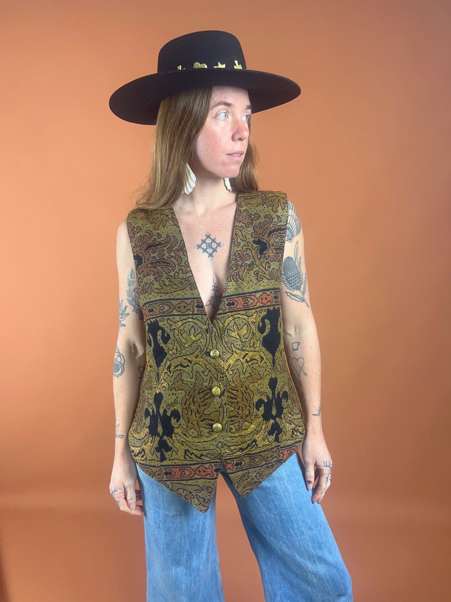 VTG 70's Tapestry Vest 12