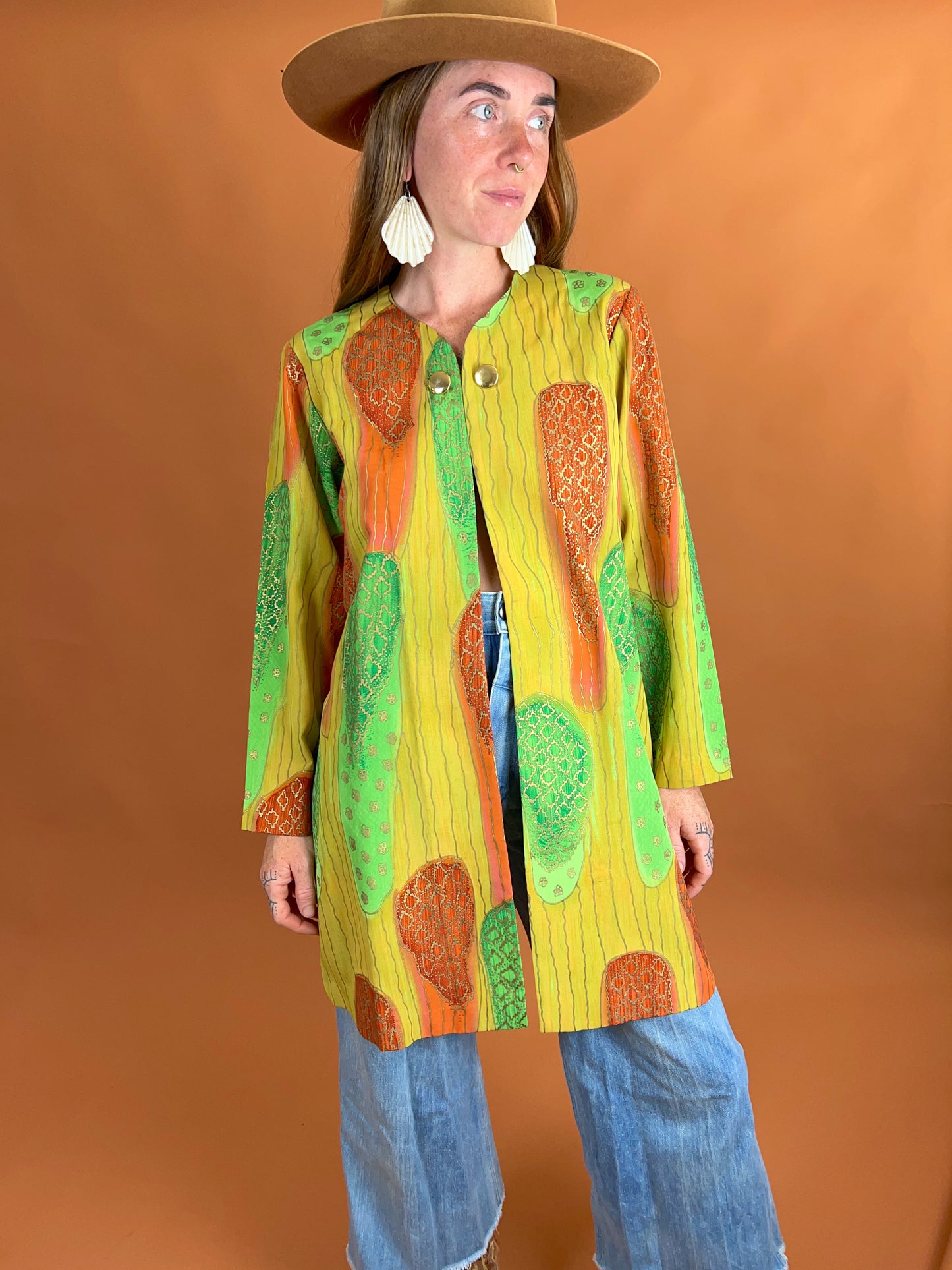 VINTAGE 60's Lightweight Long Jacket 8-10