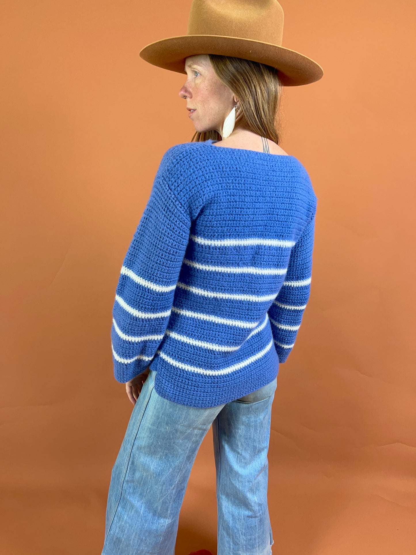 VINTAGE Handmade Knit Jumper 6-8