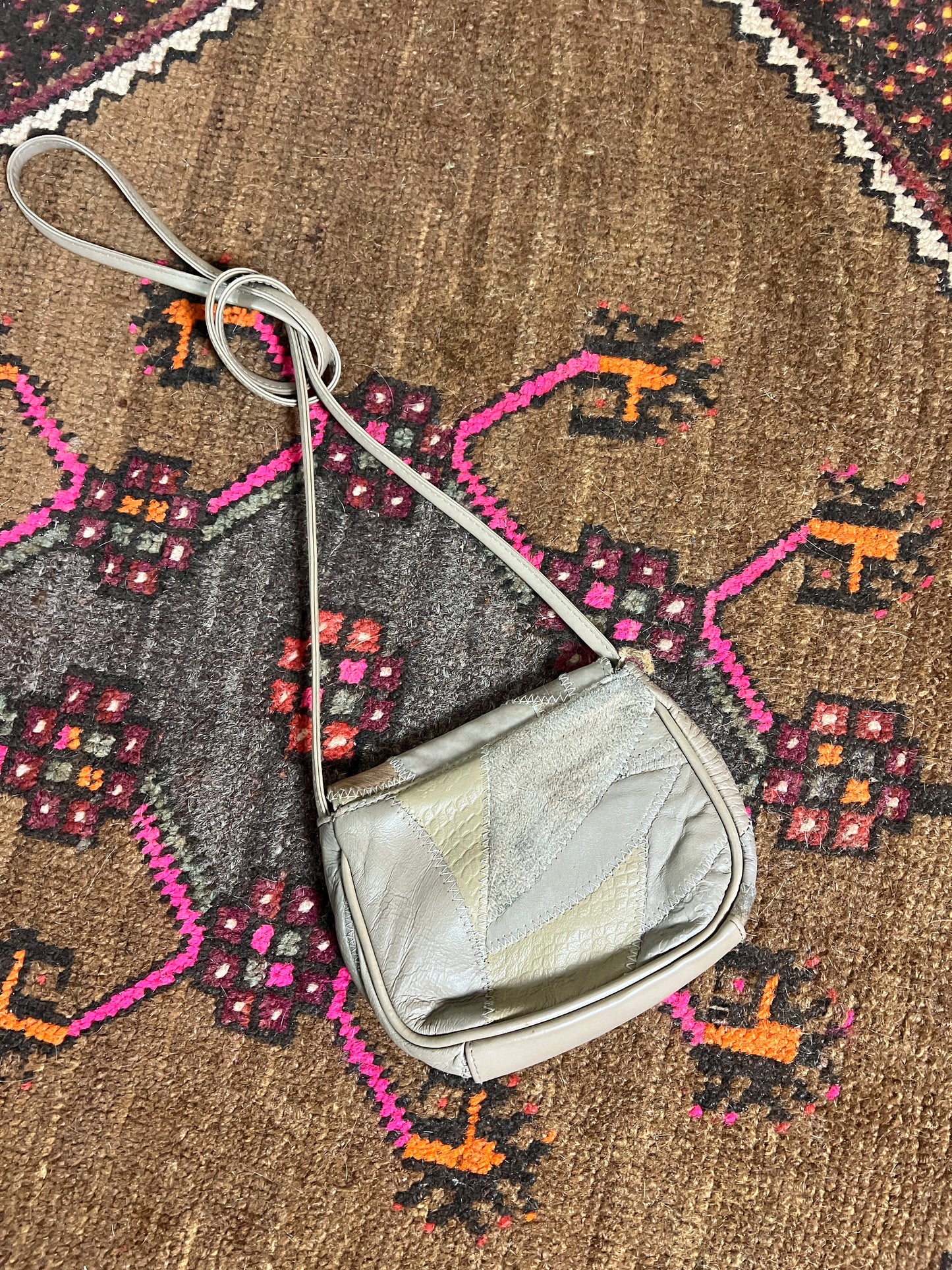 VINTAGE 70’s Patchwork Leather Bag