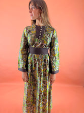 Load image into Gallery viewer, VTG 70&#39;s Geometric Print Dress 10-12
