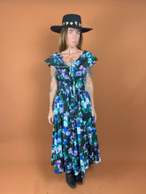 Load image into Gallery viewer, VTG 50&#39;s/60&#39;s Cotton Maxi Dress 12