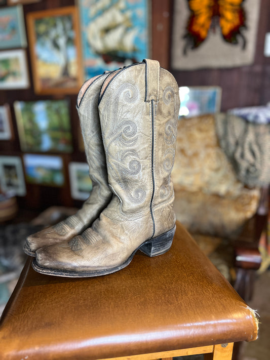 VINTAGE Cowboy Boots 7/37.5