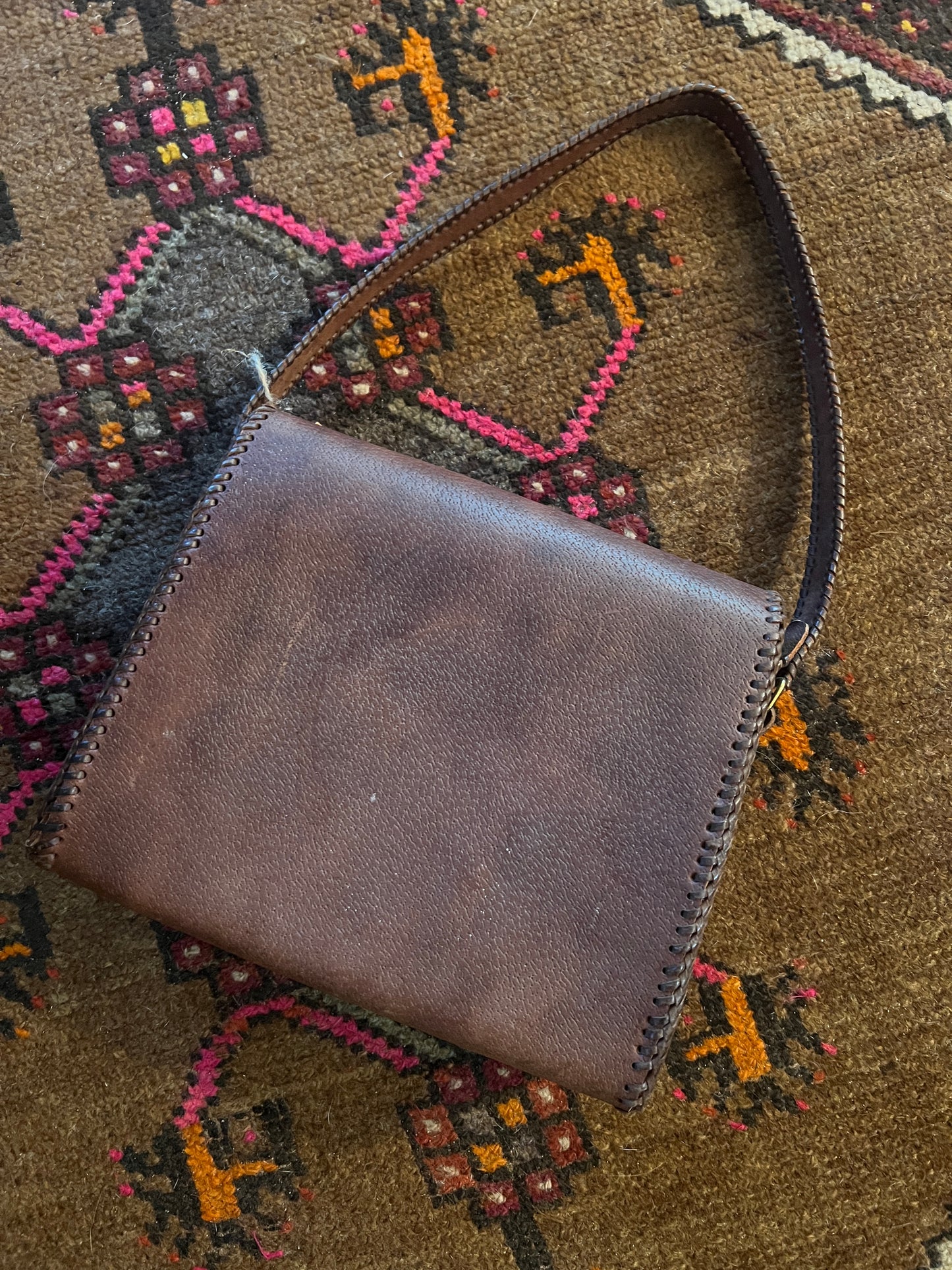 VINTAGE 70's Leather Bag