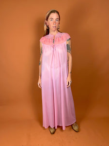VTG 40's/50's Hand Made Night Dress 12-14