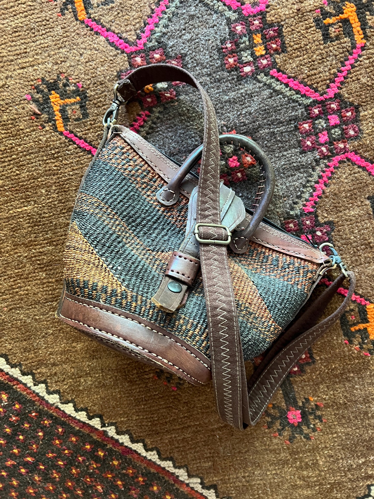 VINTAGE 80’s Sisal Bag