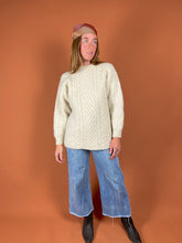 Load image into Gallery viewer, VTG 80’s Australian Wool Fisherman Knit Jumper 8-10