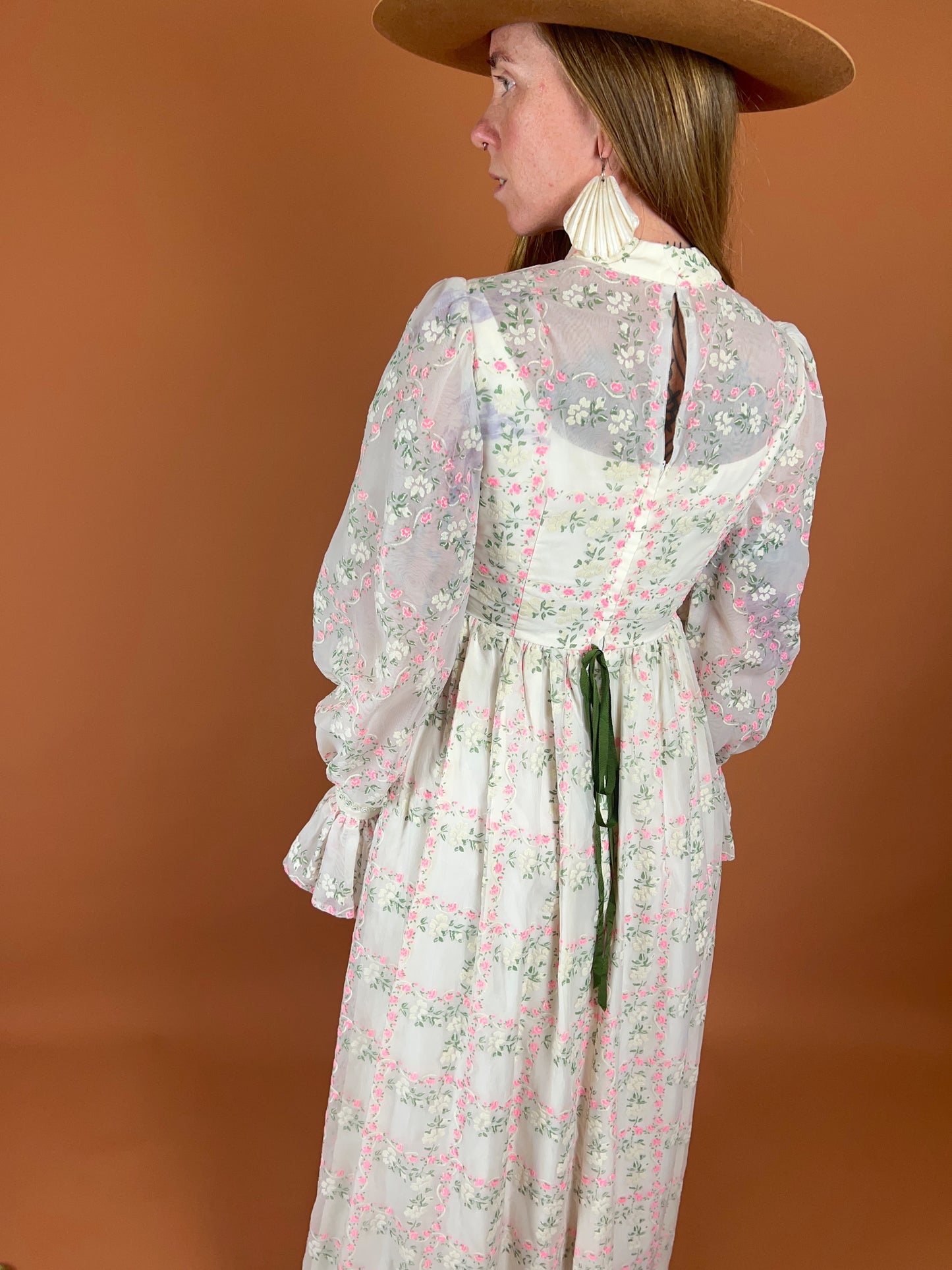 VINTAGE 60's Maxi Dress 6