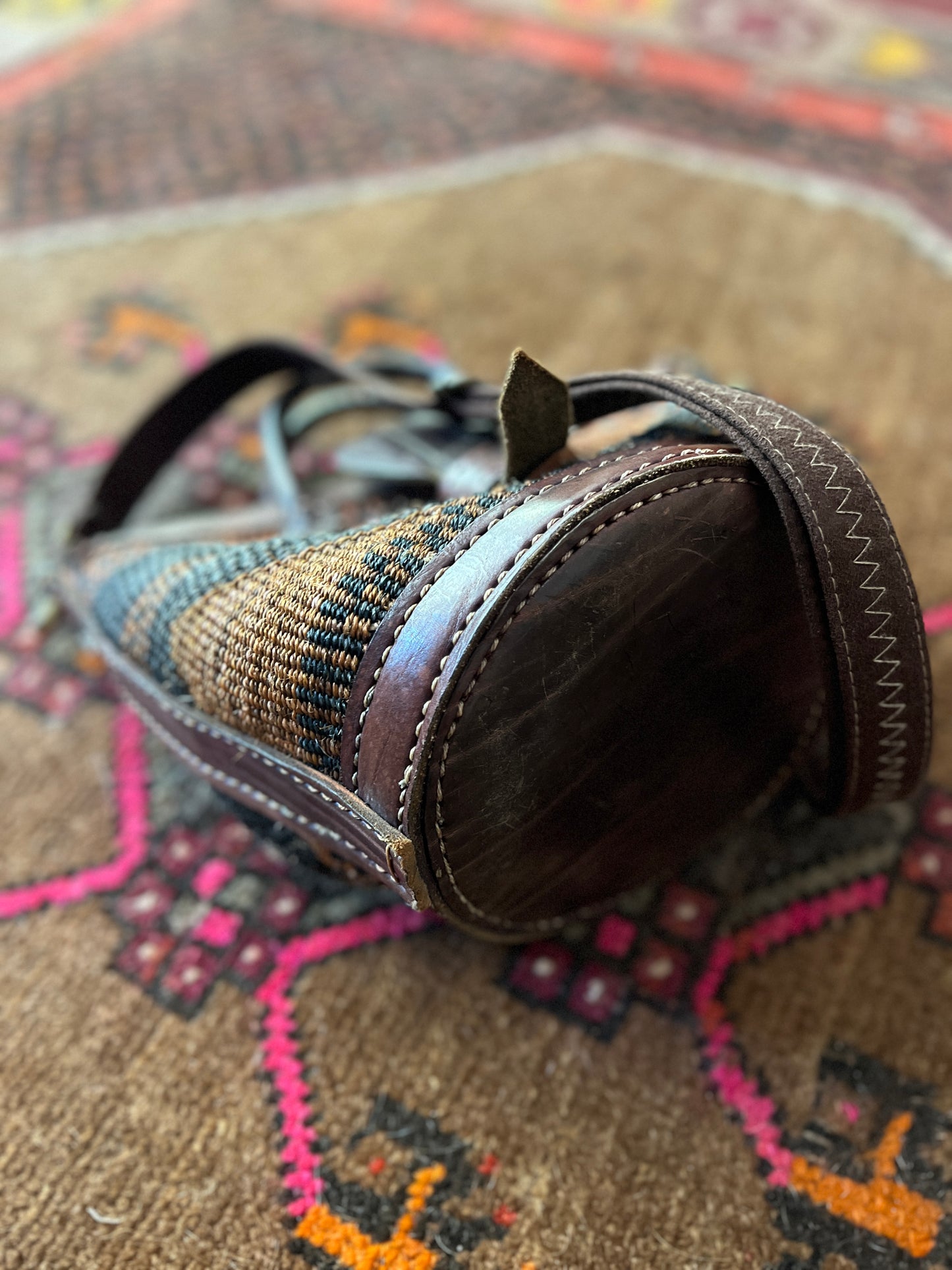 VINTAGE 80’s Sisal Bag